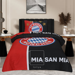 Kids Duvet Set with Flat Sheet with Pillow Cover