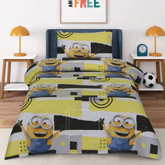 Kids Bedsheet With Pillow Mininois