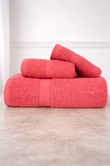 Cotton Towel Coral Set Pack of 3 Gsm(450)