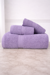 Cotton Towel Purple Set Pack of 3 Gsm(450)