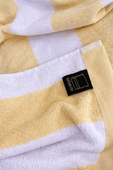 Premium Yellow Striped Cotton Towel