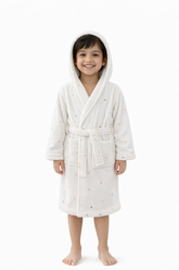 Kids Hooded Bathrobe Star Sparkle (ZR Edition)