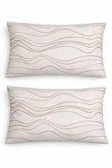 Serene Wave Pillow Cover Set