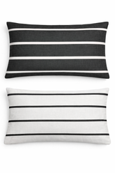 Contrast Stripe Pillow Cover Set