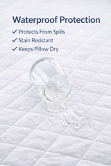 Premium Quilted Pillow Protector Covers