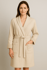 Unisex Bathrobe Plain Skin