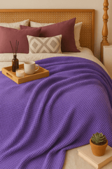 Waffel Blanket Purple