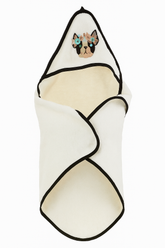 Dog White Hooded Towel