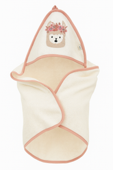 Foxy White Hooded Towel