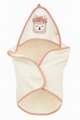 Foxy White Hooded Towel