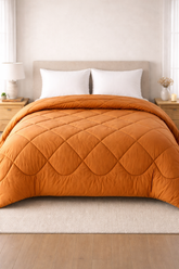 Comforter-Solid Mustard