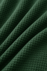 Serene Green Waffle Blanket