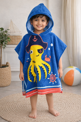 Kids poncho octopus