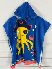Kids poncho octopus