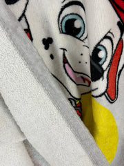 Kids poncho paw L.grey