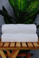 Pack of 2 Bath Towel Greek Border