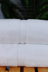Pack of 2 Bath Towel Greek Border