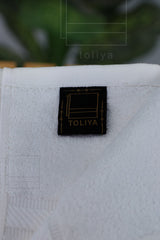 Pack of 2 Bath Towel Greek Border