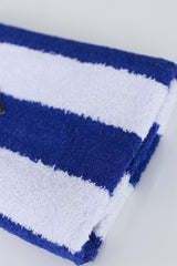 POOL TOWEL BLUE STRIPED