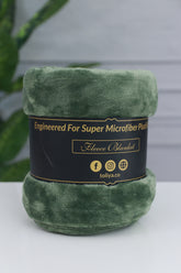 Plush Blanket Olive