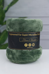 Plush Blanket Olive