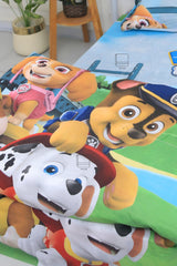 Kids Duvet Set with Flat Sheet with Pillow Cover