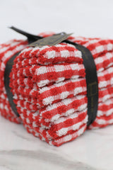 Kitchen Towel Red Pack 0f 6