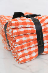 Kitchen Towel orange Pack 0f 6