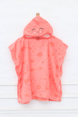 Kids Poncho Cricle Pink