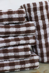 Kitchen Towel Brown Pack 0f 6