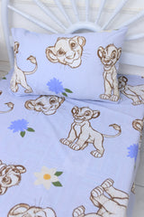 Kids Duvet Set with Flat Sheet with Pillow Cover