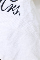 Mr & Mrs Towel Set (Pack Of 2)