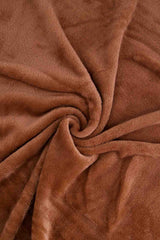 Plush Blanket Light Brown