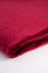 Plush Blanket Mehroon