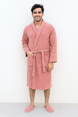 Bathrobe Set Pink