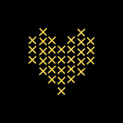 Modern Alphabet Yellow Cushion Covers Pack 6