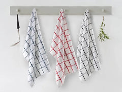 Kitchen Towel Green/Red/White Pack 0f 6