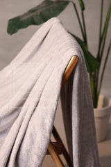 Plush Blanket Light Gray