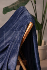 Plush Blanket Navy Blue