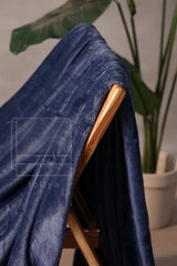 Plush Blanket Navy Blue