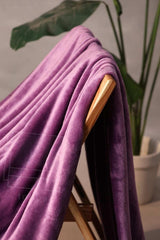 Plush Blanket Light Purple