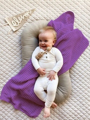 Kids Waffel Blanket Purple