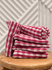 kitchen towel Pink Pack Of 6