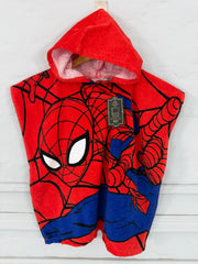 Kids poncho Spiderman