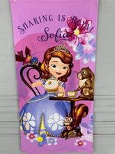 Kids printed towel with colorful playful design, soft and absorbent