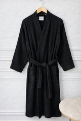 Unisex Black bathrobe
