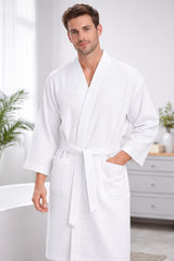 Unisex Luxury Waffle Bathrobe