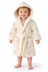 Kids Soft Hooded Bathrobe