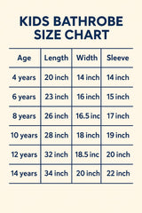 Kids Bathrobe Orange Stripe