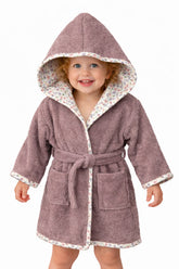 Kids Bathrobe Toddler Flower